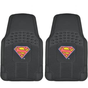 Superman Rubber Car Mat 2-Pack: $18