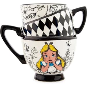 Silver Buffalo Disney Alice in Wonderland Stacked Teacups Ceramic Mug: $15.99