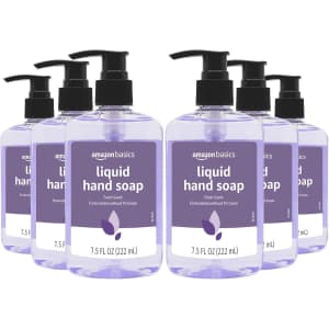 Amazon Basics Liquid Hand Soap Pack of 6: $5.19 w/ Sub & Save