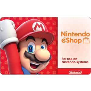 $50 Nintendo e-Gift Card: $45