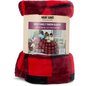 Muk Luks 70x100" Mega Family Throw Blanket: $9.98 Muk Luks 70x100" Mega Family Throw Blanket: $9.98