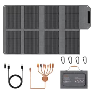 120W Monocrystalline Foldable Solar Panel: $96.81