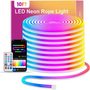 SunLinkCo 10-Foot LED Neon Rope Strip Light: $14.49 SunLinkCo 10-Foot LED Neon Rope Strip Light: $14.49