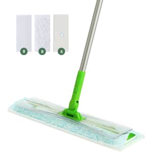 Eyliden 16.5" Sweeper Mop with 22-Pads: $12.49 Eyliden 16.5" Sweeper Mop with 22-Pads: $12.49