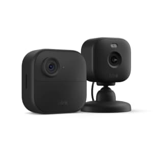 Blink Outdoor 4 + Blink Mini 2 Smart Security Cameras: $65 w/ Prime