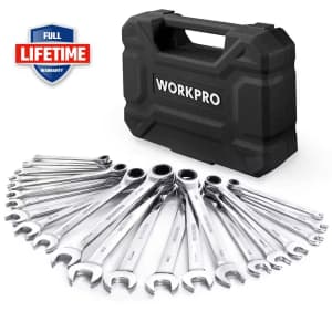 WorkPro 23-Piece Ratcheting Wrench Set: $37.06