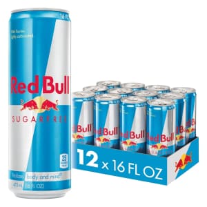 Red Bull Sugar Free 16-oz. Can 12-Pack: $18 via Sub. & Save Red Bull Sugar Free 16-oz. Can 12-Pack: $18 via Sub. & Save