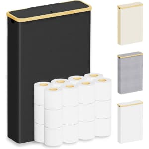 Space Aid Extra Large Toilet Paper Storage w/ Lid: $17.99