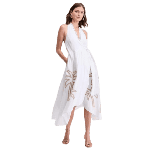 I.N.C. International Concepts Women's Palm Eyelet Halter Dress: $26.86