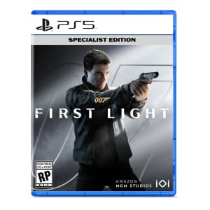 007 First Light Specialist Edition for PS5, Xbox Series X or Switch 2: Preorder for $70 w/ Deluxe Ed. content for free 007 First Light Specialist Edition for PS5, Xbox Series X or Switch 2: Preorder for $70 w/ Deluxe Ed. content for free