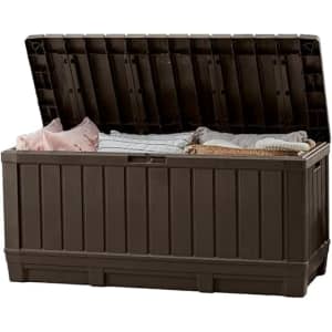 Keter Kentwood 92-Gallon Resin Deck Box: $80