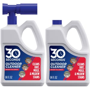 30 SECONDS Outdoor Cleaner 2 Pack with Sprayer: $29.20 30 SECONDS Outdoor Cleaner 2 Pack with Sprayer: $29.20