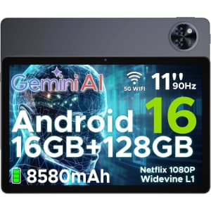 Doogee U11 Android 16 Tablet 11 Inch: $119.99