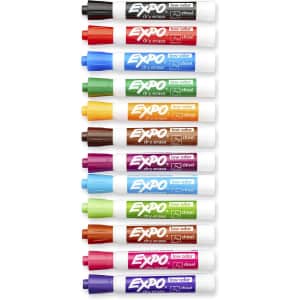 Expo Low Odor Dry Erase Markers 12-Pack: $7.68 via Sub. & Save