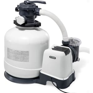 Intex 3,000 GPH Above Ground Pool Sand Filter Pump: $203