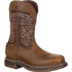 Rocky Boots Men's Iron Skull Composite Toe Waterproof Western Boots: $79