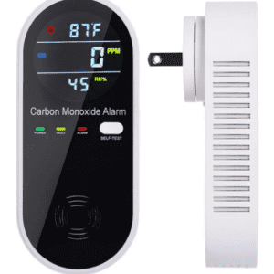 3-in-1 Carbon Monoxide Detector w/ Temperature + Humidity: $20