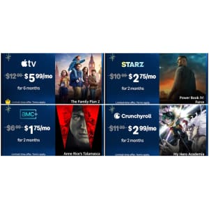 Prime Video Channel Subscription Black Friday Deals: From $1.25/mo. for 2 Months Prime Video Channel Subscription Black Friday Deals: From $1.25/mo. for 2 Months