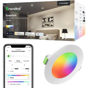 Nanoleaf Smart LED Ceiling Light 4" Downlight: $25.99 Nanoleaf Smart LED Ceiling Light 4" Downlight: $25.99