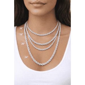 14K Gold Filled Rope Chain Necklace: $13