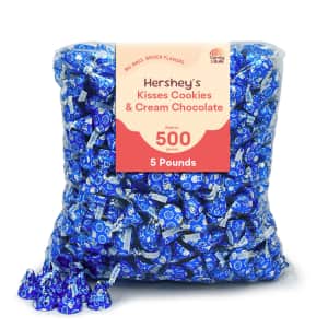 Hershey Kisses Cookies & Cream 5-lb Bag: $20
