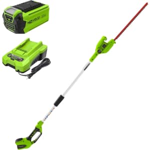 Greenworks 40V 20" Cordless Pole Hedge Trimmer: $119.99 Greenworks 40V 20" Cordless Pole Hedge Trimmer: $119.99