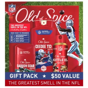 Old Spice NFL Holiday Gift Pack: $15