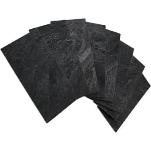 Black Slate Peel and Stick Backsplash Wall Tiles 200-Pack: $69