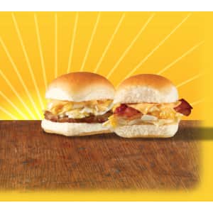 White Castle Breakfast Sliders: 2 for $4