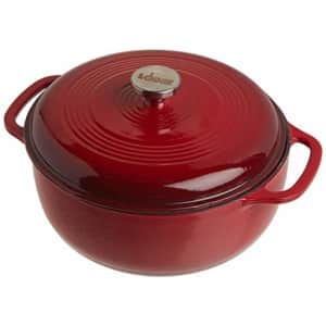 Lodge 6-Quart Enameled Cast Iron Dutch Oven: $68