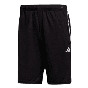 adidas Men's Train Essentials Piqué 3-Stripes Training Shorts: $9.80