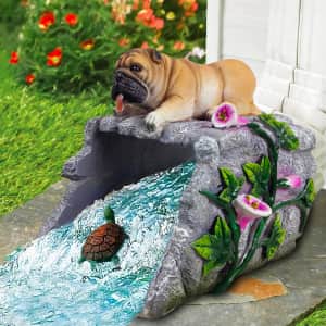 Dog and Turtle Statue Gutter Downspout: $16.49