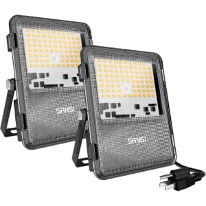 Sansi 30W Outdoor LED Flood Light 2-Pack: $11
