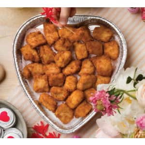 Chick-Fil-A Heart-Shaped Trays: Five menu options