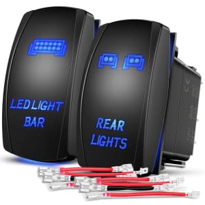 Nilight Rocker Switch 2-Pack: $13