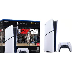 Sony Playstation 5 Digital Slim Edition NBA 2K25 Bundle: $375