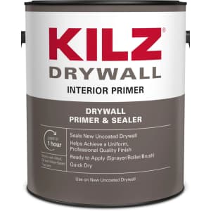 KILZ Drywall Water-Based 1-Gallon Wall & Ceiling Primer: $15