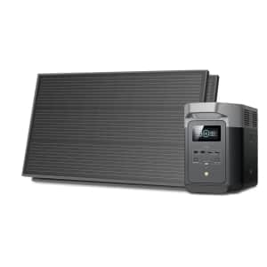 EcoFlow DELTA 2 1024Wh Power Station w/ Two 100W Solar Panels: $569