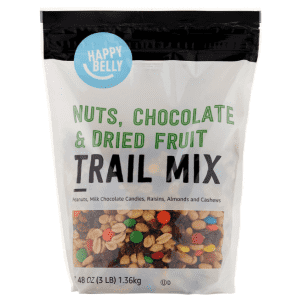 Happy Belly 3-lb. Nuts, Chocolate & Dried Fruit Trail Mix: $7.99 via Subscribe & Save