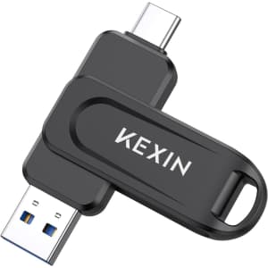 Kexin 128GB USB-C Dual Flash Drive: $8.15 w/ Prime