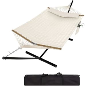 2-Person Hammock w/ Collapsible Frame: $55