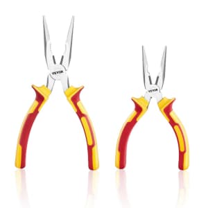 Vevor 6" and 8" Needle Nose Plier 2-Pack: $11 Vevor 6" and 8" Needle Nose Plier 2-Pack: $11