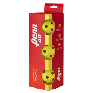 Penn 40 Outdoor Pickleball Balls 3-Pack: $2.79