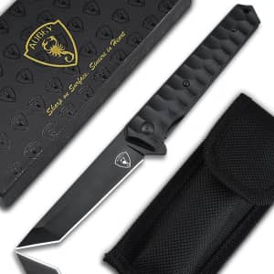 Aubey Tanto Blade EDC Knife: $8.99