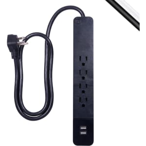 GE 4-Outlet Surge Protector: $10