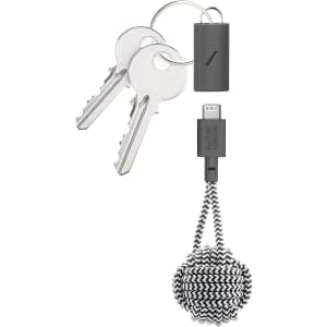 Native Union Key Cable USB-C to Lightning Charging Cable w/ Key Fob: $9.99