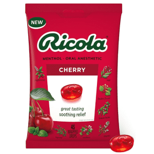 Ricola 45-Count Cherry Throat Drops: $3.57 via Subscribe & Save Ricola 45-Count Cherry Throat Drops: $3.57 via Subscribe & Save