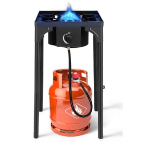 Zimtown Single Burner 75,000-BTU Outdoor Camp Stove: $62