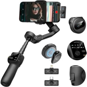 Aochuan Gimbal Stabilizer V8 MIC Kit: $44.99 Aochuan Gimbal Stabilizer V8 MIC Kit: $44.99