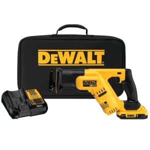DeWalt 20V Variable Speed Cordless Reciprocating Saw Kit: $159